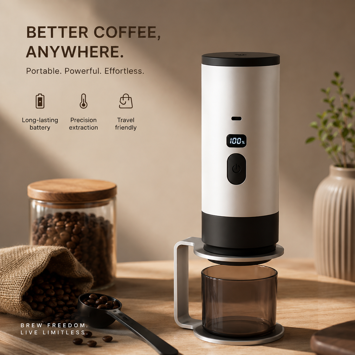 Caffy – Portable Automatic Coffee Maker