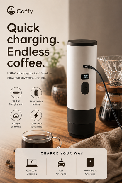 Caffy – Portable Automatic Coffee Maker